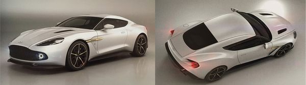 Aston Martin Vanquish Zagato white