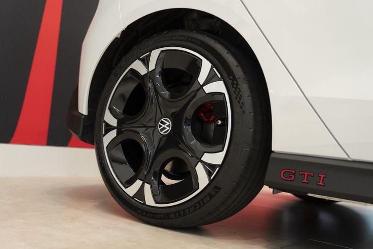 Wieldetail van de Volkswagen ID. Polo GTI