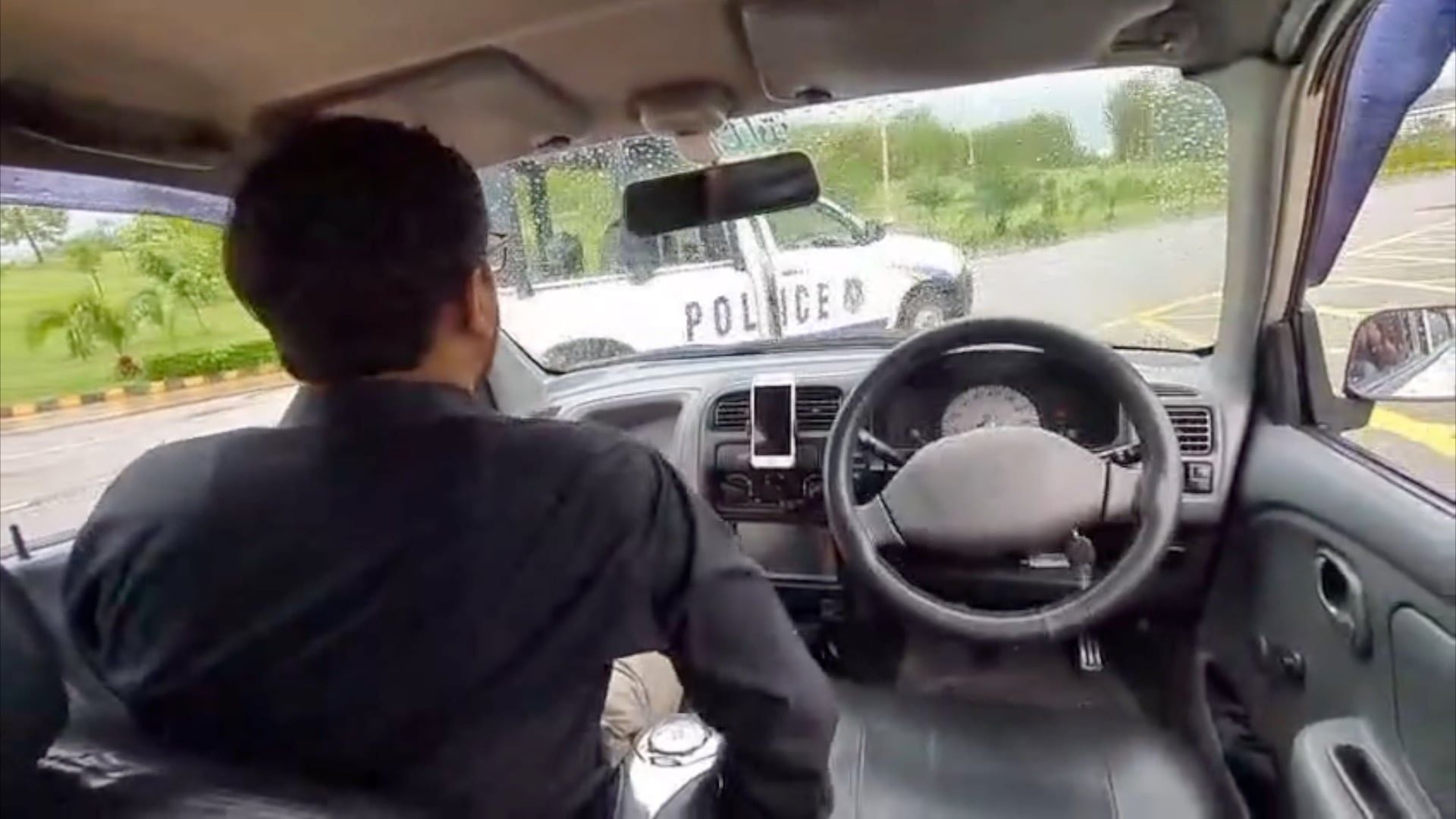 Remote-Controlled Car in Pakistan Crashes Into Police Car During Test Drive