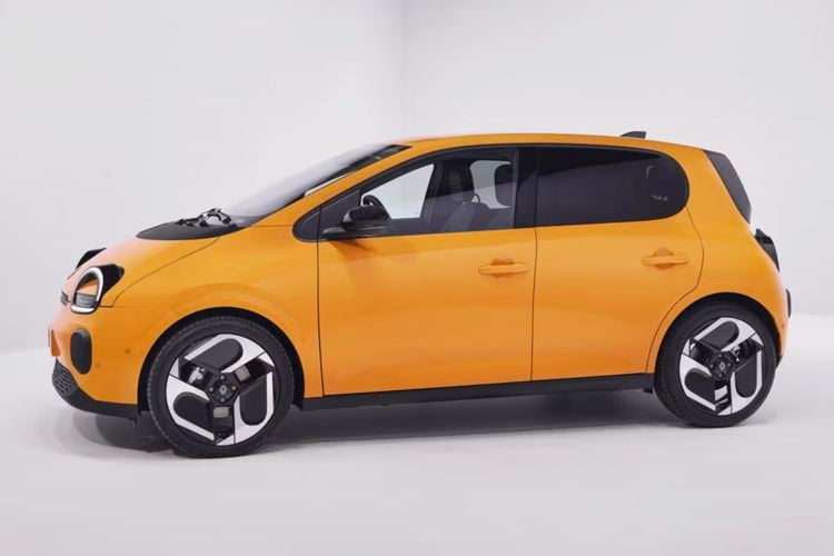 Renault Twingo EV elektrische auto gelekt