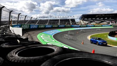 ZANDVOORT - De Hugenholtzbocht op het circuit in aanloop naar de Dutch Grand Prix. Het Formule 1-circus strijkt weer neer in de Nederlandse badplaats. ANP REMKO DE WAAL