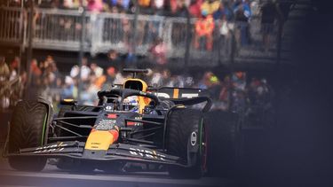 Red Bull Racing's Dutch driver Max Verstappen races during the 2024 Canada Formula One Grand Prix at Circuit Gilles-Villeneuve in Montreal, Canada, on June 9, 2024.  
Geoff Robins / AFP