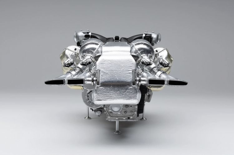 Bugatti Tourbillon V16 Cosworth schaalmodel Amalgam