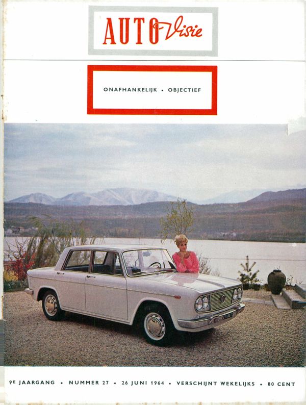 Autovisie Magazine 1964, Lancia Fulvia Berlina,