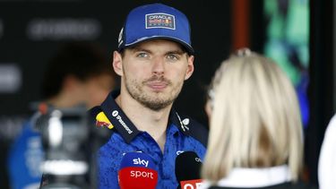 SILVERSTONE - Max Verstappen (Red Bull Racing) na afloop van de Grote Prijs van Groot-Brittannië op het circuit van Silverstone. SANDER KONING / ANP