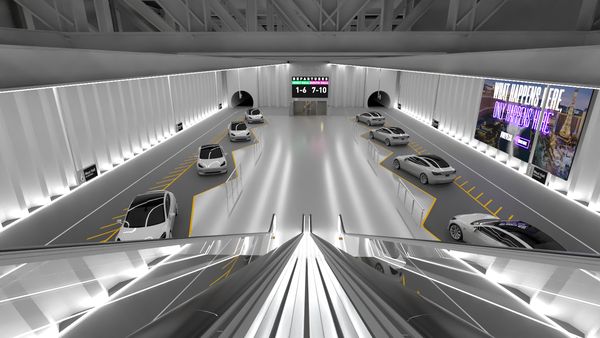 The Boring Company Tesla Tunnel 001