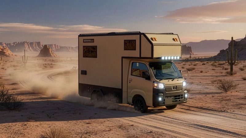 Deze kleine Daihatsu van 33.000 euro is de slimme vierpersoons camper