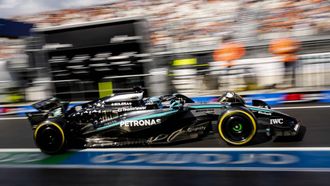 ZANDVOORT - George Russell (Mercedes) tijdens de derde vrije training, voorafgaand aan de F1 Grand Prix van Nederland op het Circuit van Zandvoort. ANP SEM VAN DER WAL