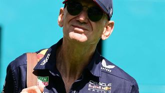 Red Bull Racing engineer and chief technology officer Adrian Newey arrives for the 2024 Miami Formula One Grand Prix at Miami International Autodrome in Miami Gardens, Florida, on May 5, 2024.  
Jim WATSON / AFP