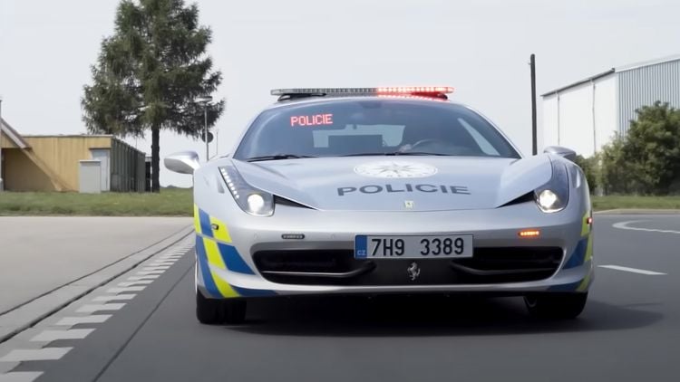 Ferrari politie auto policie