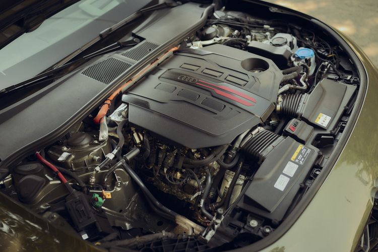 V6-motor van de Audi RS 5 Avant