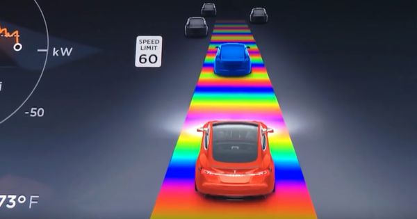 Tesla Rainbow Road - Autovisie.nl
