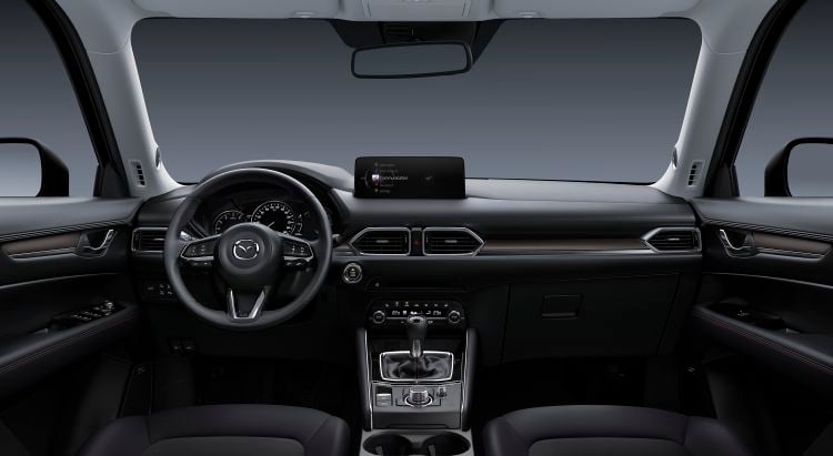 Interieur van de Mazda CX-5 Sportive