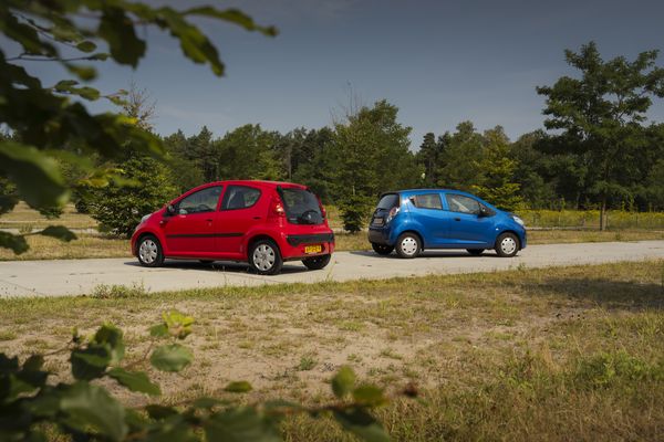 Peugeot 107 Chevrolet Spark BiFuel occasions tweedehands auto