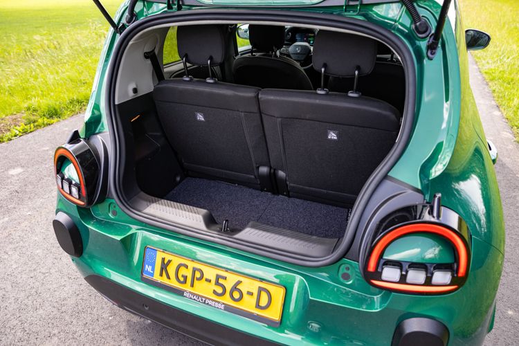 Bagageruimte van de Renault Twingo