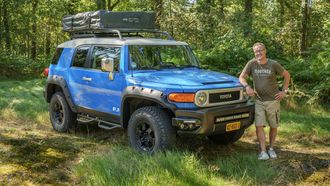 Camper te saai? Rinze kampeert met zijn Toyota FJ Cruiser