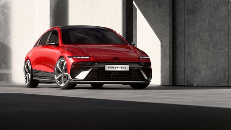 Hyundai Ioniq 6 N met N Line-pakket, elektrische auto