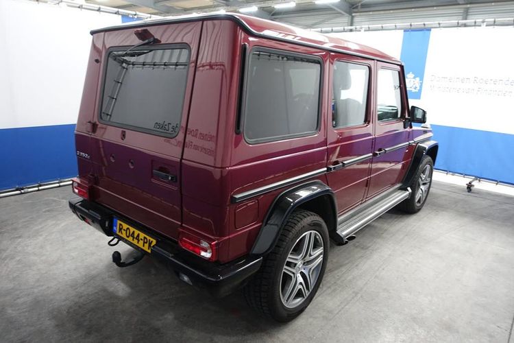 'Onopvallendste' Mercedes G 63 AMG van Nederland te koop bij Domeinen