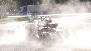 Max Verstappen crash botsing Monza 2021
