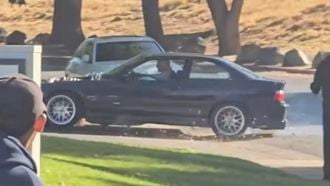 BMW E36 V8 crash ongeluk