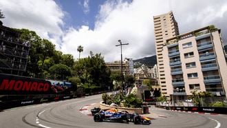 MONACO - Max Verstappen (Red Bull Racing) tijdens de eerste vrije training op het Circuit de Monaco in aanloop naar de Monaco Grand Prix. ANP SEM VAN DER WAL