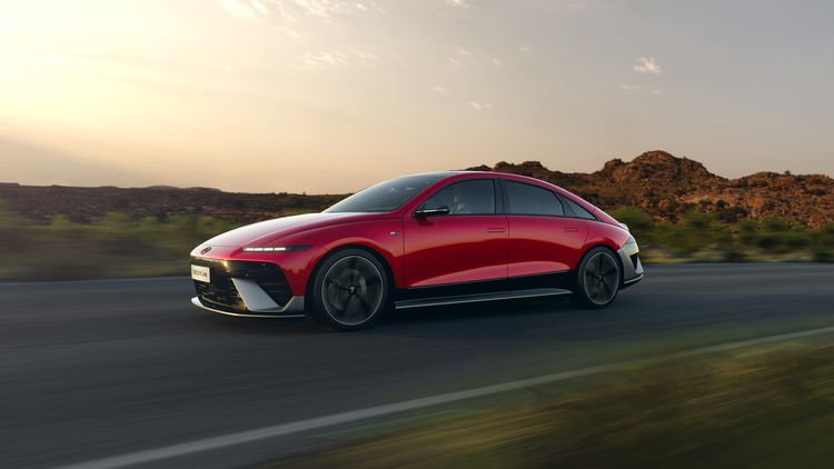 Hyundai Ioniq 6 N met N Line-pakket, elektrische auto