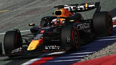 Red Bull Racing's Dutch driver Max Verstappen competes to win the pole position during the qualifying session on the Red Bull Ring race track in Spielberg, Austria, on June 29, 2024, ahead of the Formula One Austrian Grand Prix. 
Joe Klamar / AFP