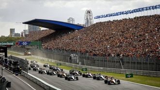 ZANDVOORT - De start van van de F1 Grand Prix van Nederland op het Circuit van Zandvoort. REMKO DE WAAL / ANP