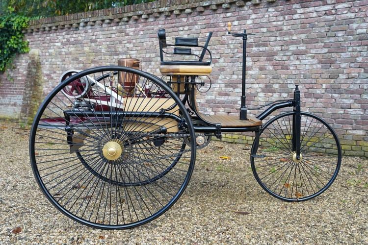 Mercedes-Benz Patent-Motorwagen replica occasion eerste auto ooit