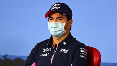 Sergio Perez mondkapje Formule 1 2020 16x9