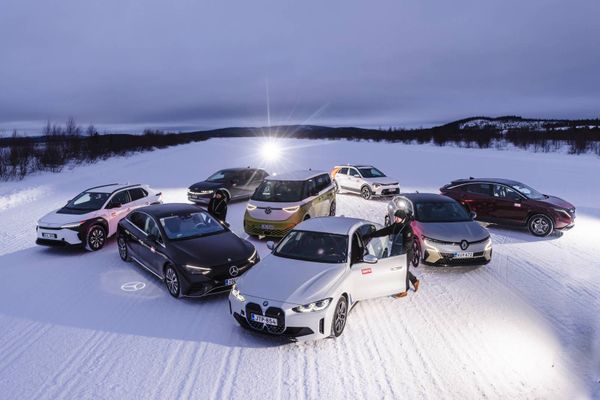 Test electric cars winter