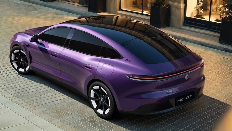 Porsche-design voor 25.000 euro: MG 07 lijkt op Taycan, maar heeft wél een brandstofmotor