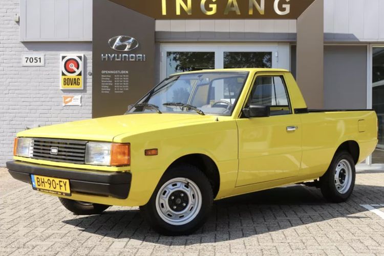 Huyndai Pony pick-up lpg wegenbelasting wegenbelastingvrije benzine tweedehands auto occasion