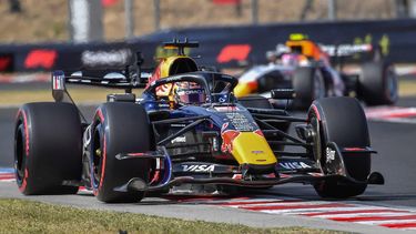 Red Bull Racing's Dutch driver Max Verstappen competes during the qualifying session at the Hungaroring racetrack in Mogyorod near Budapest, Hungary, on July 25, 2026 ahead of the Formula One Hungarian Grand Prix. 
FERENC ISZA / AFP