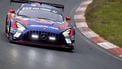 NÜRBURG - Max Verstappen met zijn Mercedes AMG GT3 tijdens de 24 uur van Nürburgring, op het Duitse circuit in de Eifel. Verstappen wisselt het stuur af met de Oostenrijker Lucas Auer, de Andorrees Jules Gounon en de Spanjaard Daniel Juncadella. SANDER KONING / ANP