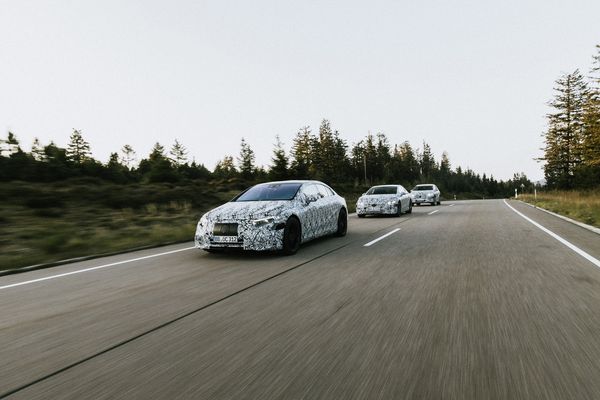 Mercedes-Benz EQ testing