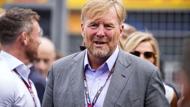 ZANDVOORT - Koning Willem-Alexander voorafgaand aan de F1 Grand Prix van Nederland op het Circuit van Zandvoort. ANP SANDER KONING