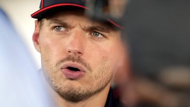 BOEDAPEST - Max Verstappen (Red Bull Racing) staat de pers te woord op de Hungaroring an afloop de Grote Prijs van Hongarije. Verstappen eindigde op een negende plaats. ANP SANDER KONING