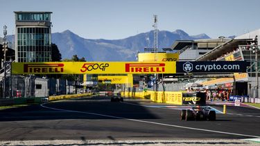 MONZA - Max Verstappen (Red Bull Racing) tijdens de tweede vrije training, voorafgaand aan de F1 Grand Prix van Italië op het Circuit van Monza. ANP SEM VAN DER WAL