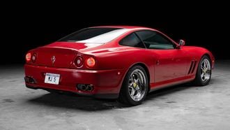 Ferrari 550 Maranello Michael Jordan NBA basketbal Chicago Bulls veiling geveild duur auto