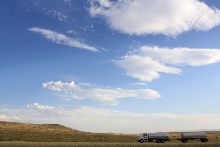'Big skies' in Wyoming