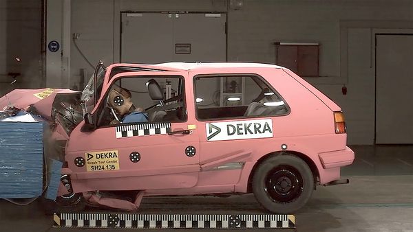 Crashtest oude vs. moderne Volkswagen Golf: dit is het verschil