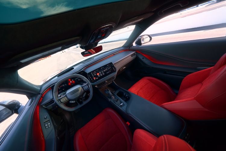 Dodge Charger Daytona R/T Scat Pack widebody design musclecar EV elektrische auto