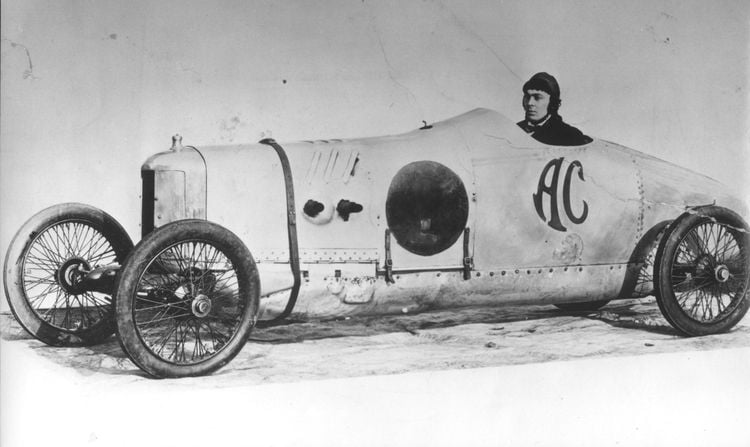 Joyce in 200 mile race AC Long Wheelbase 1921/22