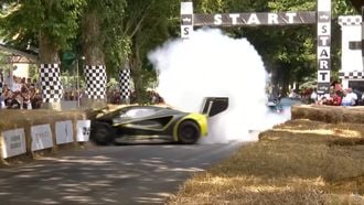 Goodwood crash Lotus Evija X
