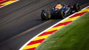 SPA - Max Verstappen (Red Bull Racing) tijdens de 2e vrije training op het circuit van Spa-Francorchamps in aanloop naar de Grote Prijs van België. SEM VAN DER WAL / ANP