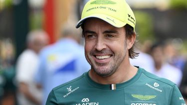 Aston Martin's Spanish driver Fernando Alonso walks in the paddock of the Spa-Francorchamps circuit, three days ahead of the Belgian Formula 1 Grand Pris, on July 16, 2026. 
JOHN THYS / AFP