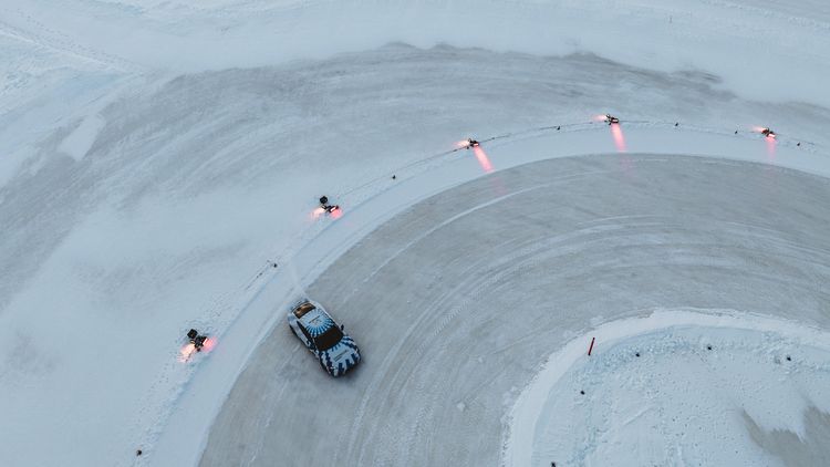 Porsche Taycan Drift record