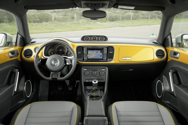 Dashboard van de Volkswagen Beetle Dune