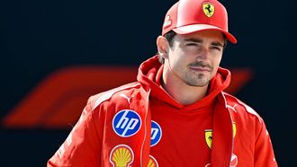 Ferrari's Monegasque driver Charles Leclerc arrives ahead of a practice session for the 2026 Formula 1 Grand Prix du Canada at Circuit Gilles-Villeneuve in Montreal, Canada, on May 22, 2026.  
Andrej Ivanov / AFP